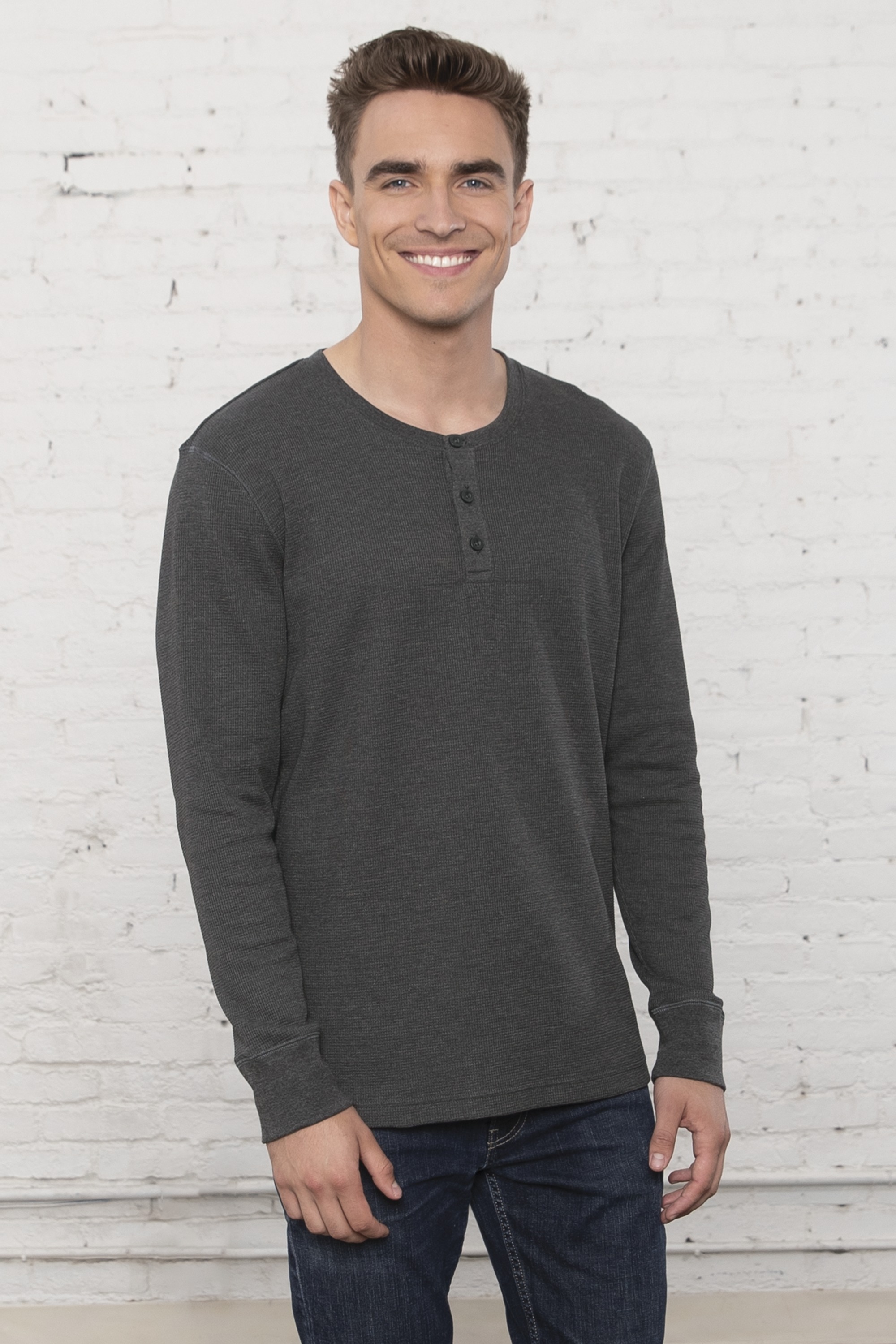 Vintage Thermal L/S Henley