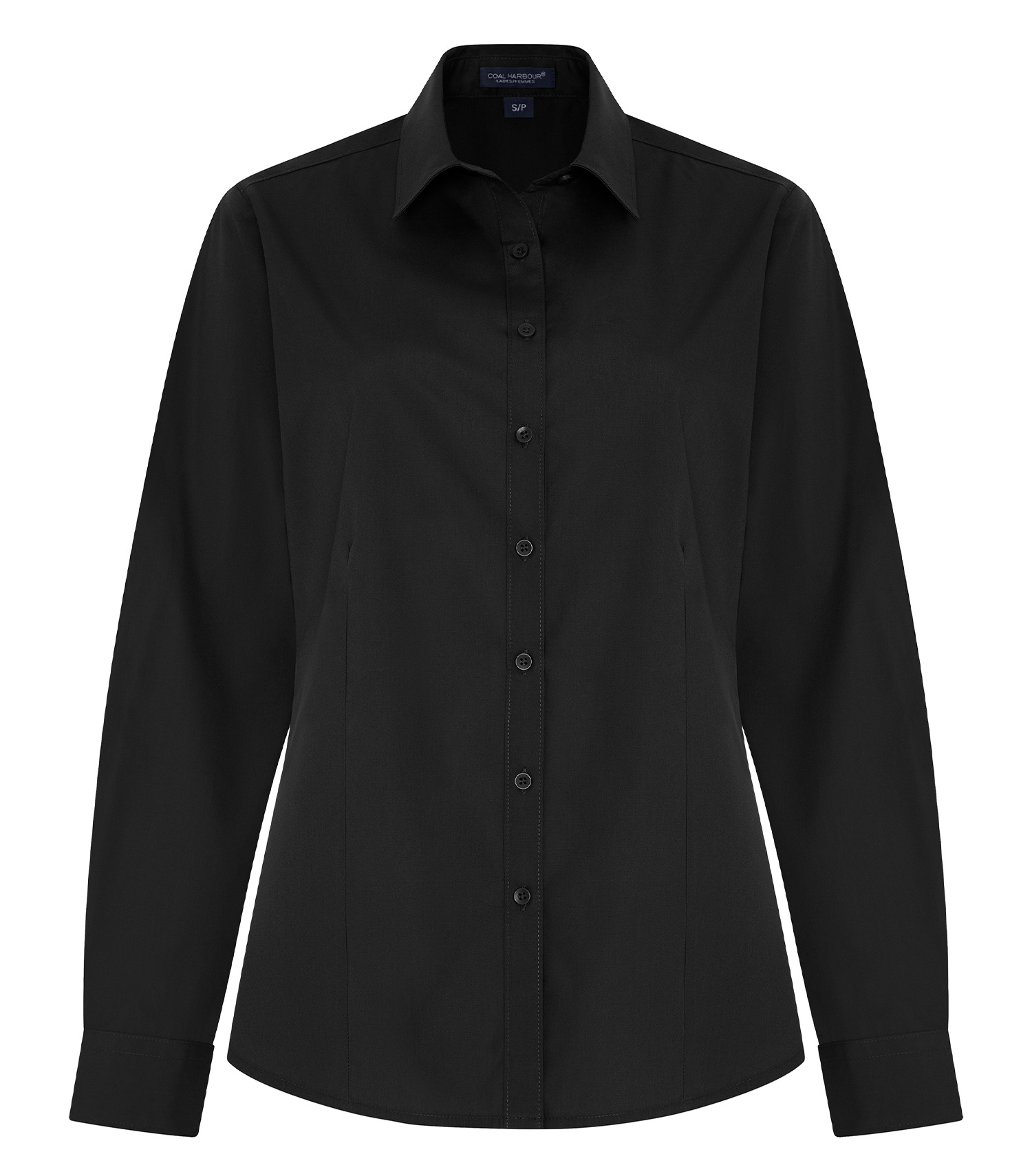 Coal Harbour® CH6200L COAL HARBOUR&reg; EVERYDAY EASY CARE LONG SLEEVE LADIES’ WOVEN SHIRT for custom printing in Montreal