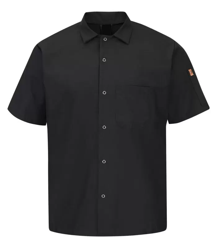 RED KAP® CHEF DESIGNS® SHORT SLEEVE COOK SHIRT WITH OILBLOK +