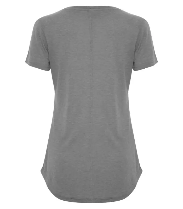 【COSYHARU】University Loose Fit Daily Collar Tee koi8036l_charcoaltriblend_modl
