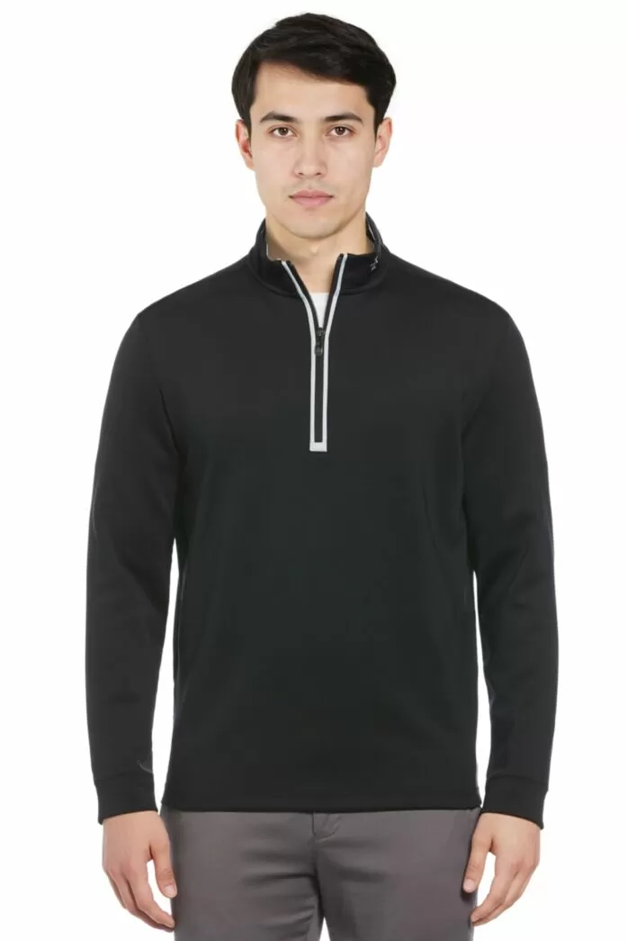 ORIGINAL PENGUIN® CLUBHOUSE MOCK 1/4 ZIP PULLOVER. OGKSA049
