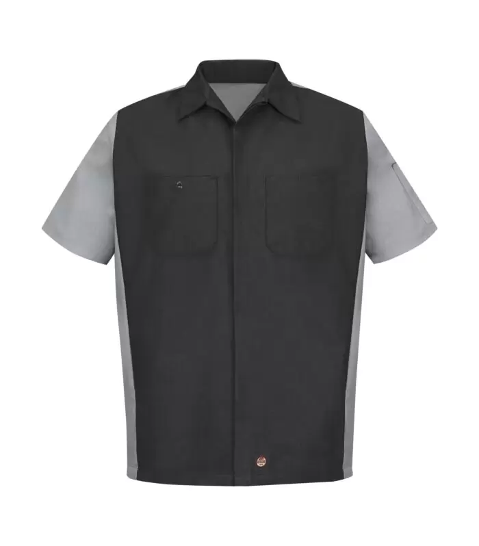 RED KAP® SHORT SLEEVE WOVEN CREW SHIRT. SY20