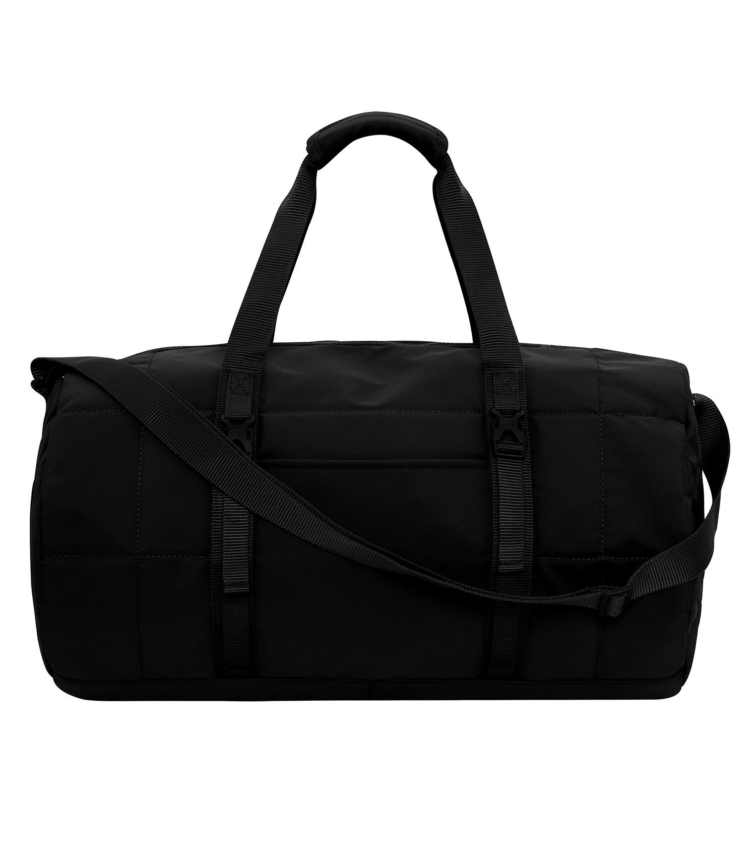 KOI&reg; MATTE QUILTED BARREL DUFFEL. 27L