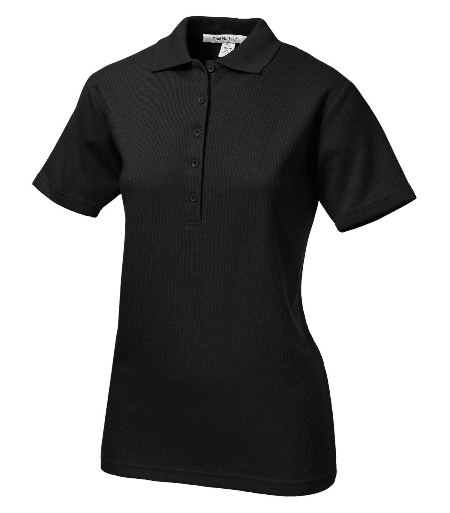 DISCONTINUED COAL HARBOUR® MESH WICKING LADIES' POLO view 1