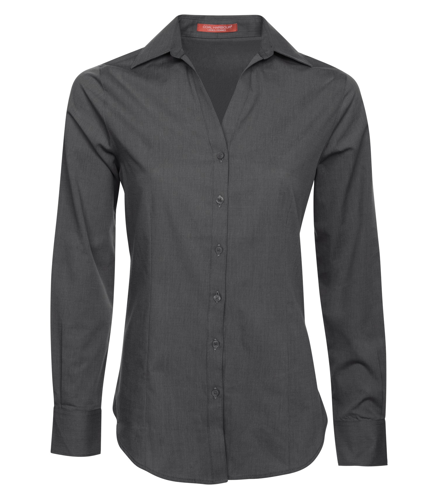 COAL HARBOUR® TEXTURED CROSSHATCH WOVEN LADIES' SHIRT
