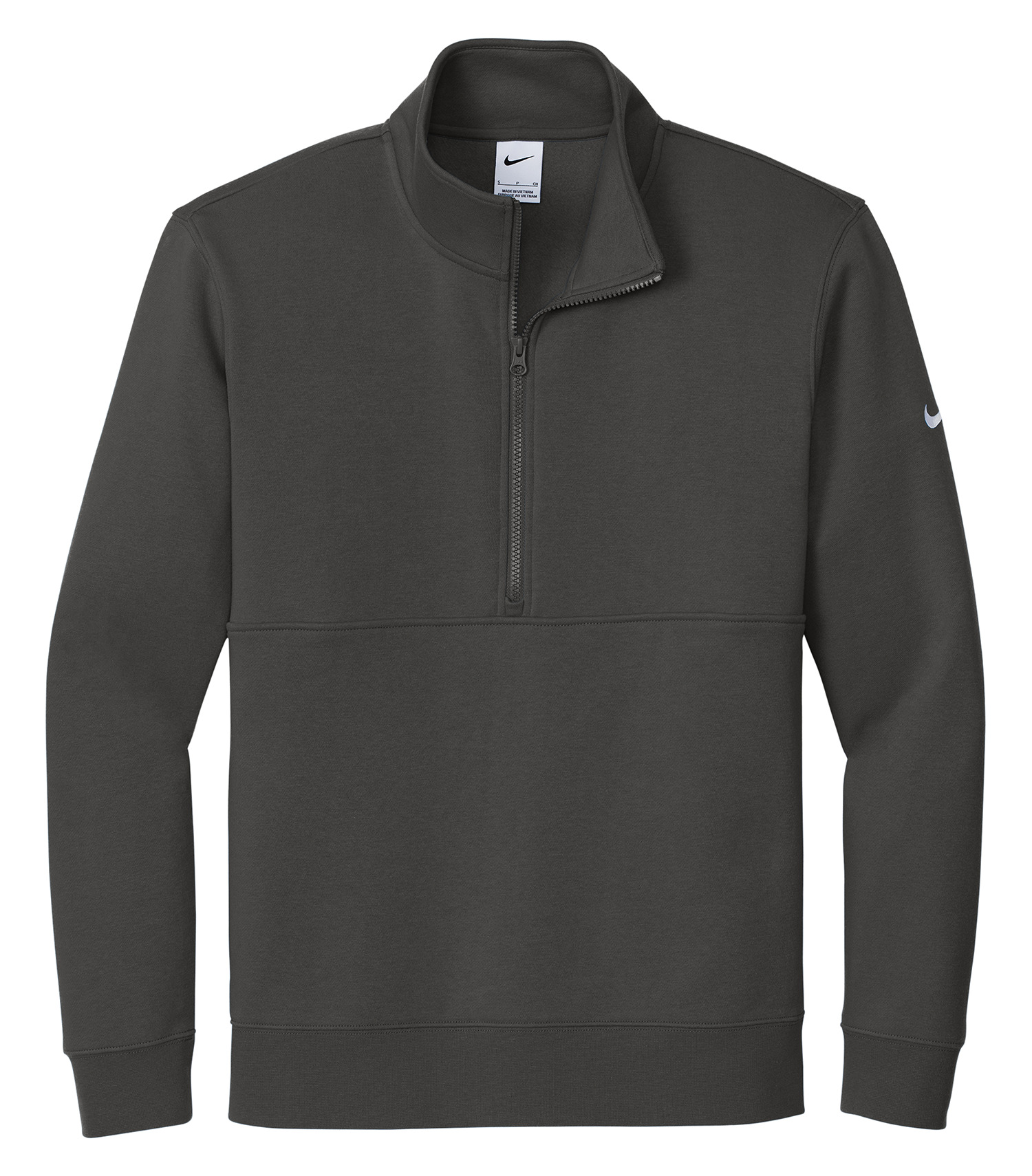 NIKE CLUB FLEECE SLEEVE SWOOSH 1/2 ZIP