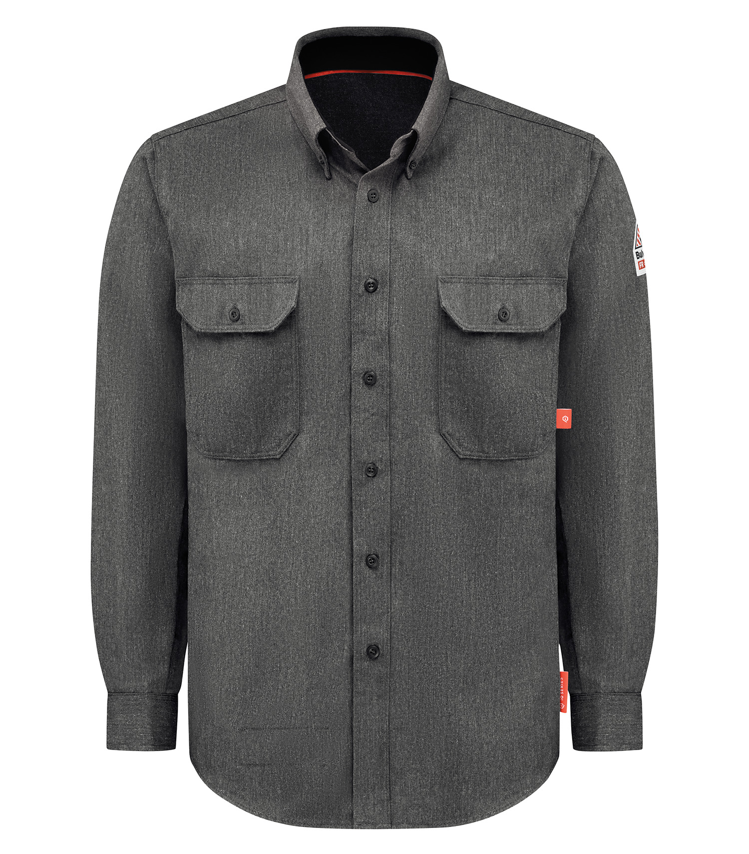 Bulwarkfr_xpress QS50 BULWARK® FR iQ SERIES® COMFORT WOVEN MEN’S LIGHTWEIGHT FR LONG SLEEVE SHIRT. QS50 Special Order - XPRESS Feature Item pour impression personnalisée à Montréal
